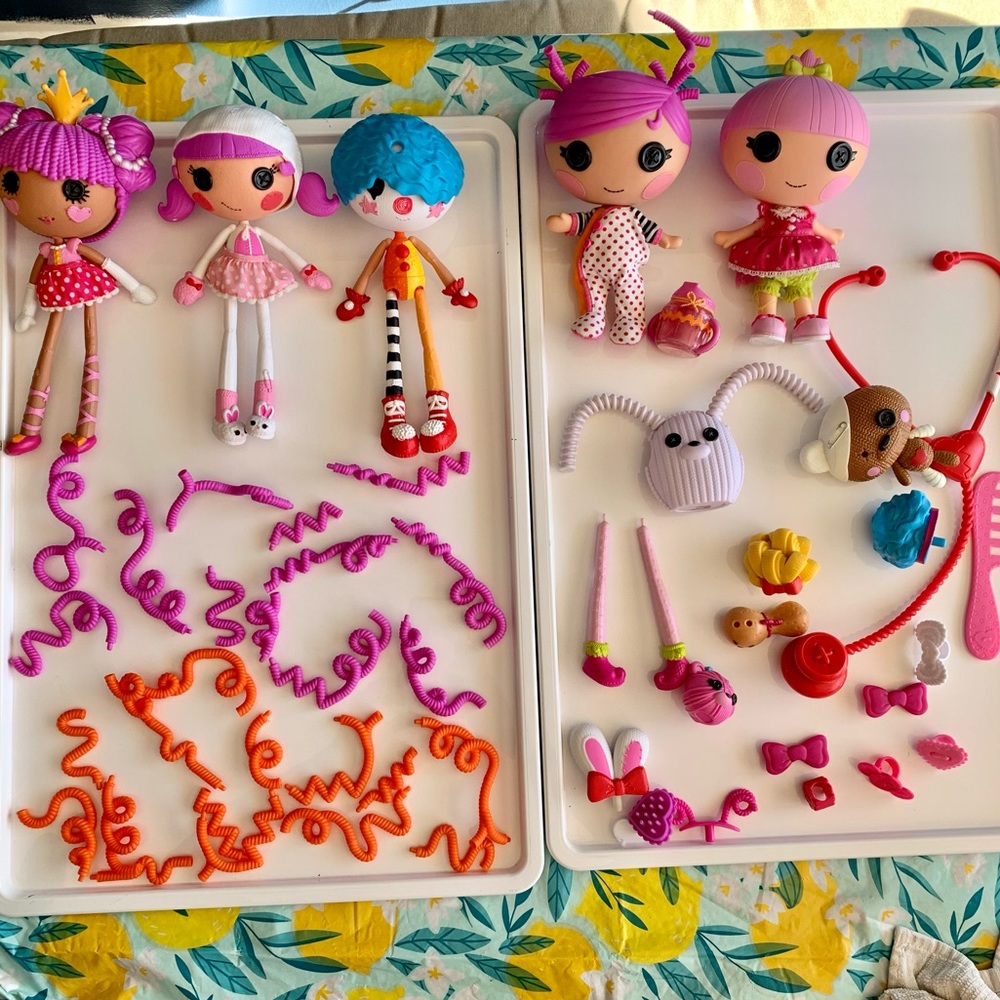 lalaloopsy discontinued retired dolls large lot/bundle in excellent condition